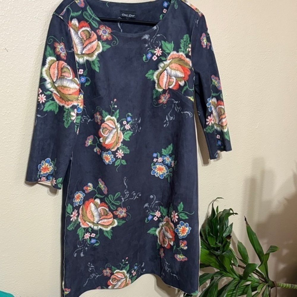 Dor Dor Couture Floral Midi Dress